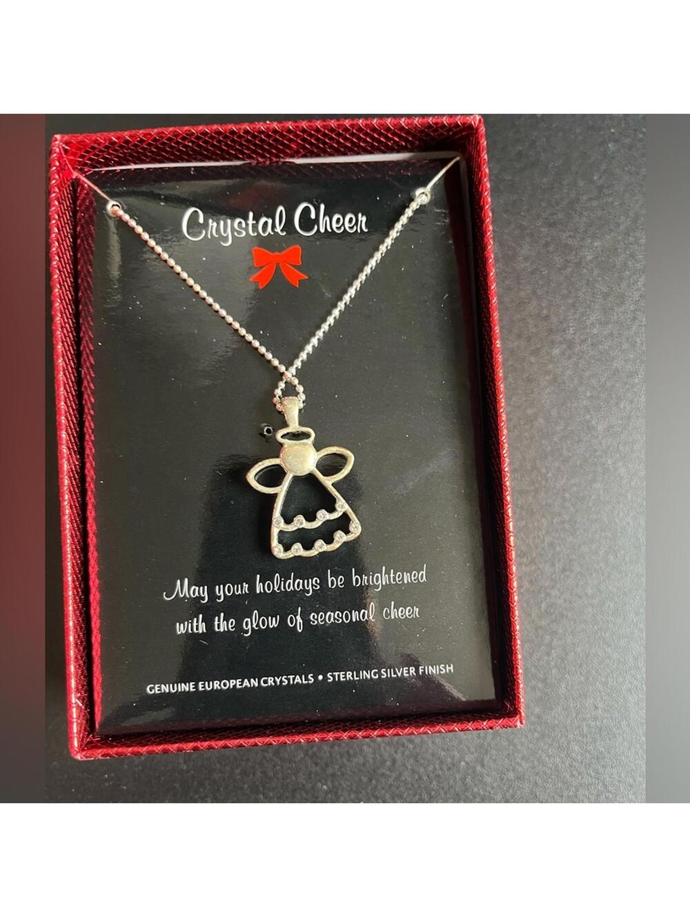 Sterling Silver Angel Pendant Necklace